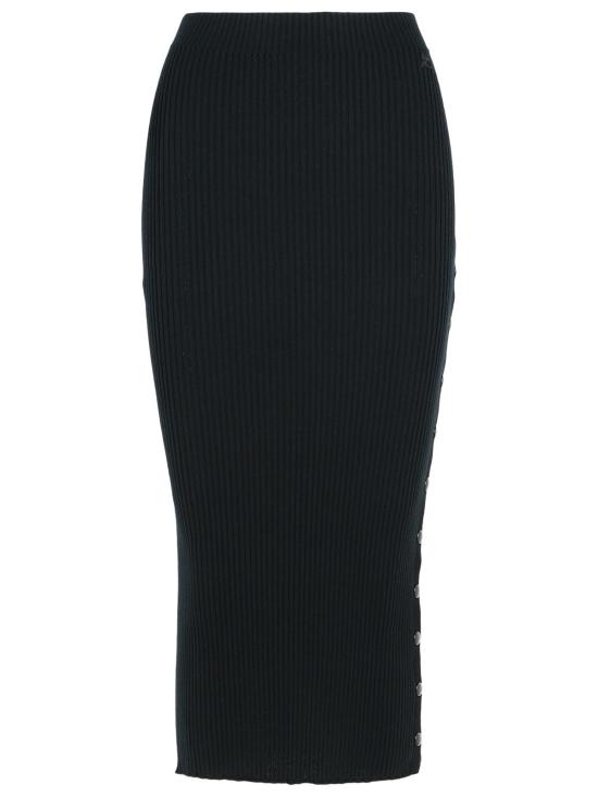 25FW 쿠레쥬 미디 스커트 325MJU299FI00499999 Black