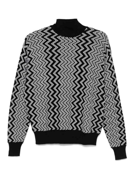  미소니 터틀넥 DS24WN20BR00ZSS91LG Black