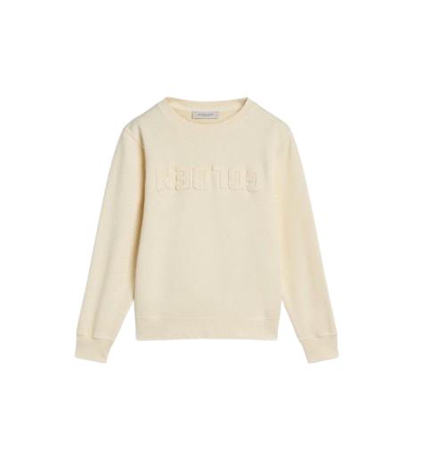 25FW [키즈] 골든구스 트레이닝 상의 GKP02214 P002244 11364 Cream