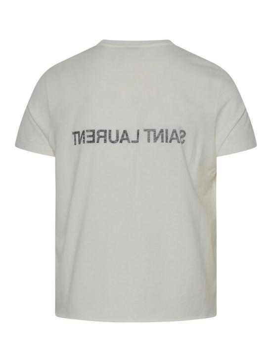 25FW 생로랑 리버스 티셔츠 663278Y37AW9744 - SAINT LAURENT