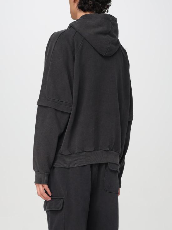 25FW 데일리 페이퍼 집업 니트 2511009 Black - DAILY PAPER