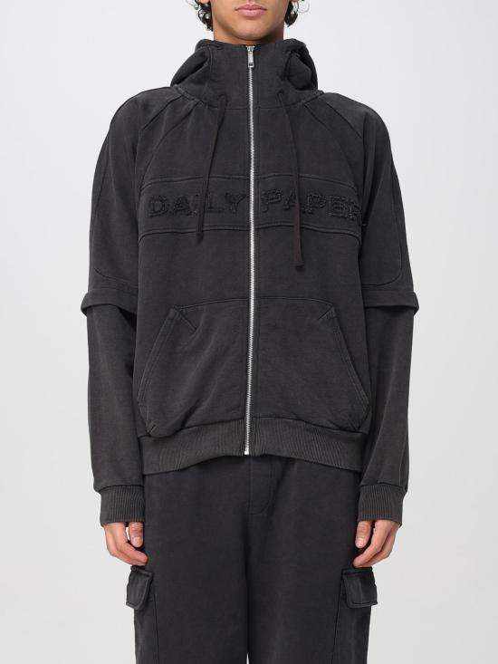 25FW 데일리 페이퍼 집업 니트 2511009 Black