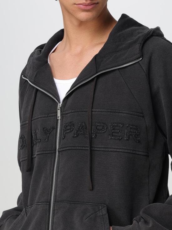 25FW 데일리 페이퍼 집업 니트 2511009 Black - DAILY PAPER