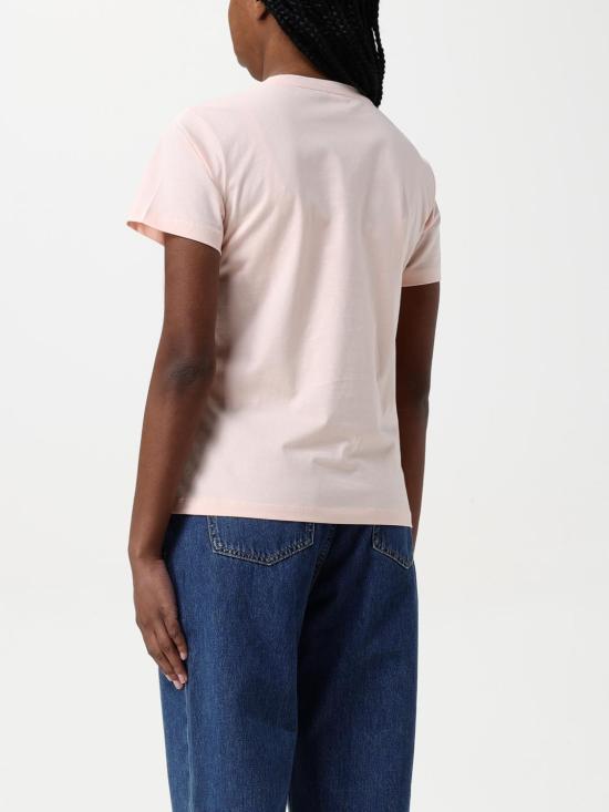 25FW 핑코 반팔 티셔츠 100535A2G7 N38 Pink - PINKO