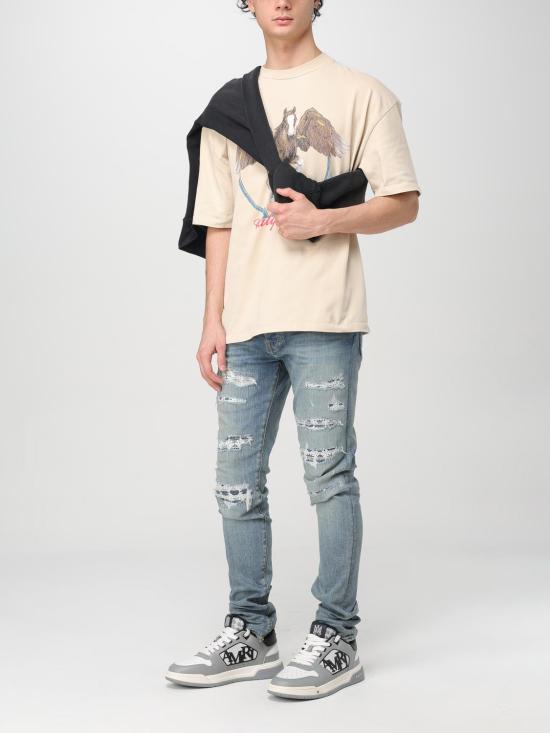 25FW 아미리 반팔 티셔츠 AMJYTE1130 ALABASTER Beige - AMIRI