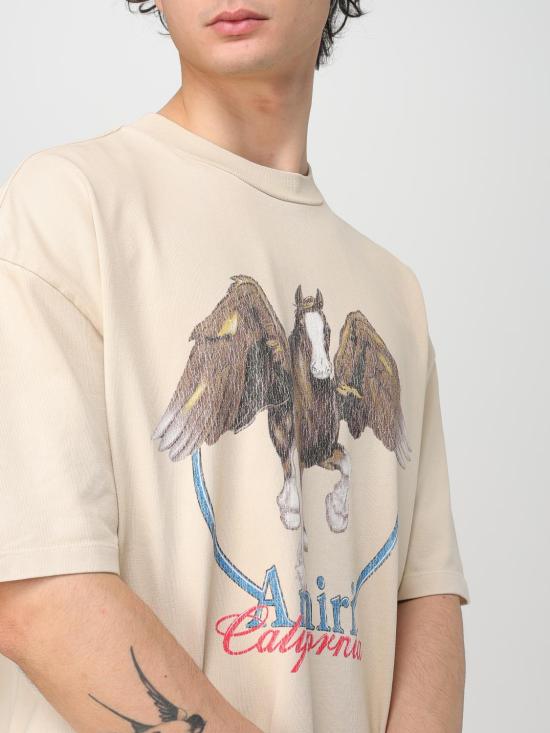 25FW 아미리 반팔 티셔츠 AMJYTE1130 ALABASTER Beige - AMIRI