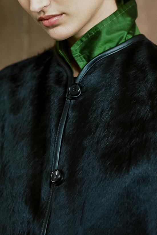  코울리 스튜디오 베스트 콜리 스튜디오 헤어온 레더 하이드 엘라 조끼 - CAWLEY STUDIO