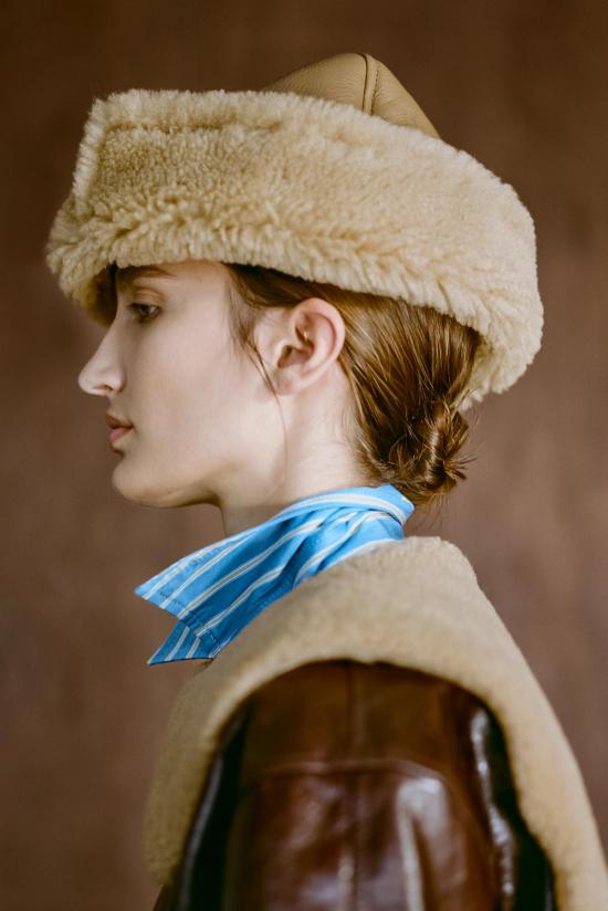  코울리 스튜디오 무스탕 콜리 스튜디오 엘리 재킷 - CAWLEY STUDIO