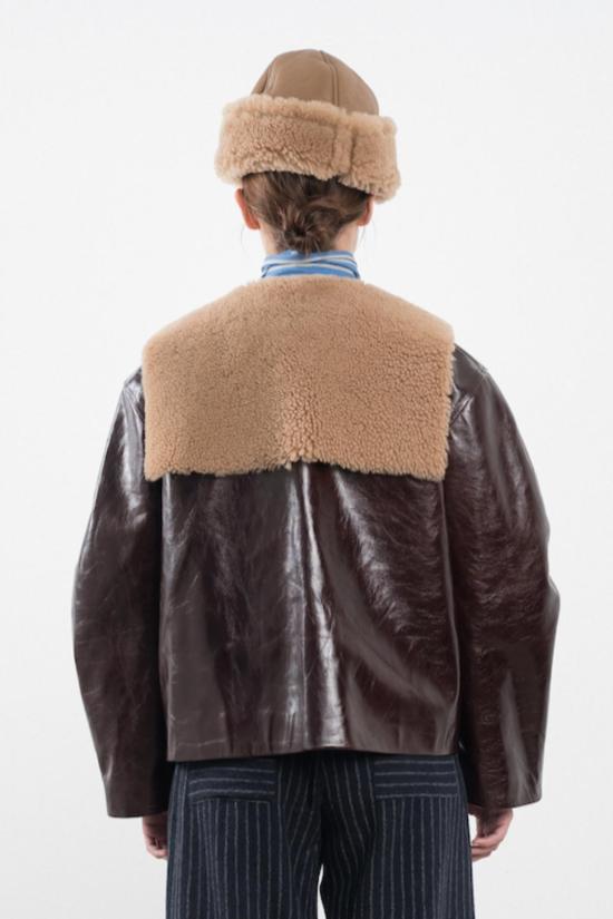  코울리 스튜디오 무스탕 콜리 스튜디오 엘리 재킷 - CAWLEY STUDIO