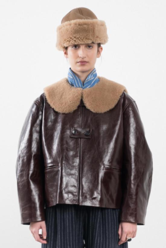  코울리 스튜디오 무스탕 콜리 스튜디오 엘리 재킷 - CAWLEY STUDIO