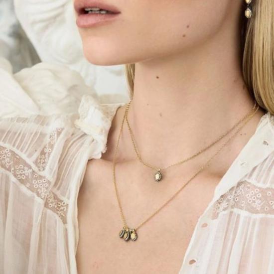  마리 로르 샤모렐 목걸이/팬던트 N. 927 미니 벨 & 메달리온 목걸이