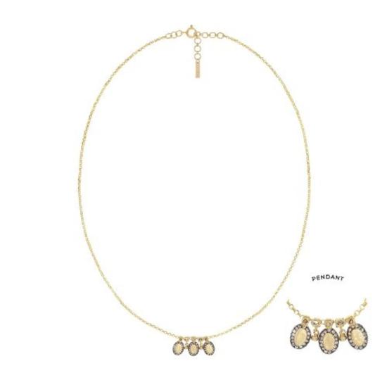  마리 로르 샤모렐 목걸이/팬던트 N. 927 미니 벨 & 메달리온 목걸이 - MARIE LAURE CHAMOREL