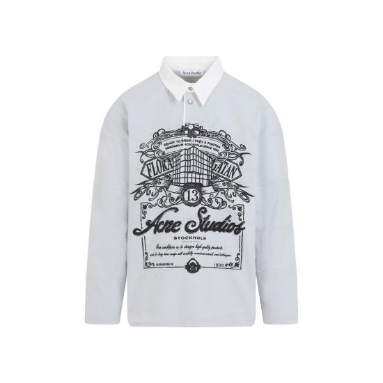 25FW 아크네 스튜디오 후드 티셔츠 CL0396 AAA COLD GREY - ACNE STUDIOS