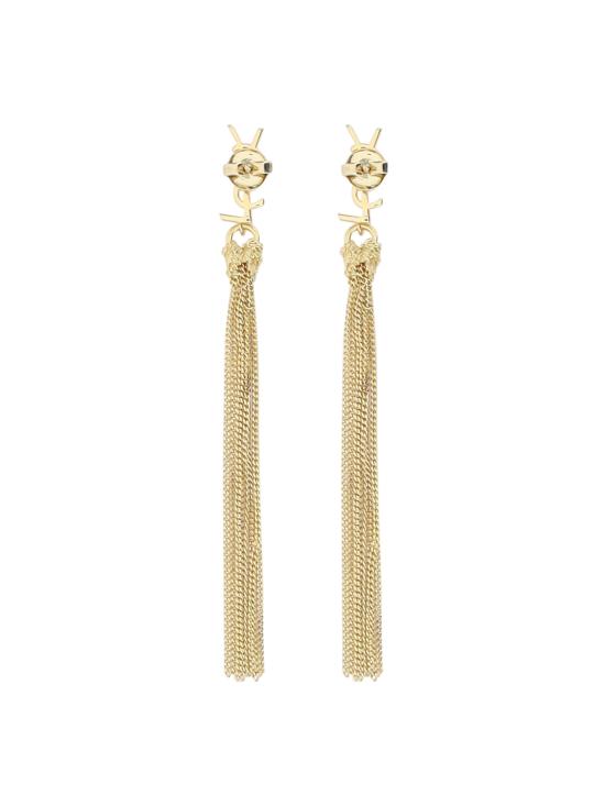 26FW 생로랑 메탈 카산드라 태슬 이어링 803195Y1500 8030 GOLD - SAINT LAURENT