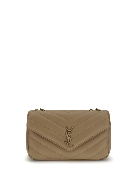 26SS 생로랑 루루 마틀라세 램스킨 미디움 숄더백 801439AAEAX 2357 BEIGE