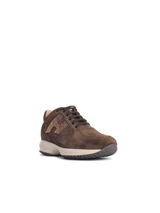 25FW 호간 스니커즈 HXW00N02011UH60UU0 Brown - HOGAN