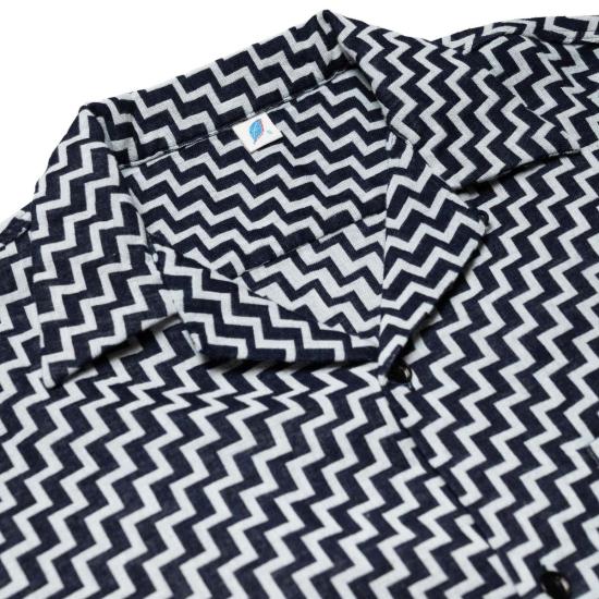  Pure Blue Japan 반팔 셔츠 퓨어 블루 재팬 Ss 2232 2 자카드 오픈 칼라 반팔 - PURE BLUE JAPAN