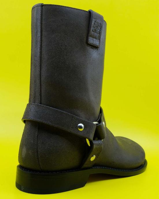  로에베 부츠 카프스킨 캄포 바이커  다크 브라운 - LOEWE