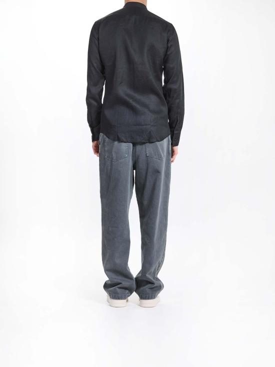 26SS 칼라거펠트 긴팔 셔츠 KM605035552667990 Black - KARL LAGERFELD