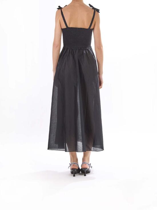 26SS 칼라거펠트 롱 원피스 KHA2W46009999 Black - KARL LAGERFELD