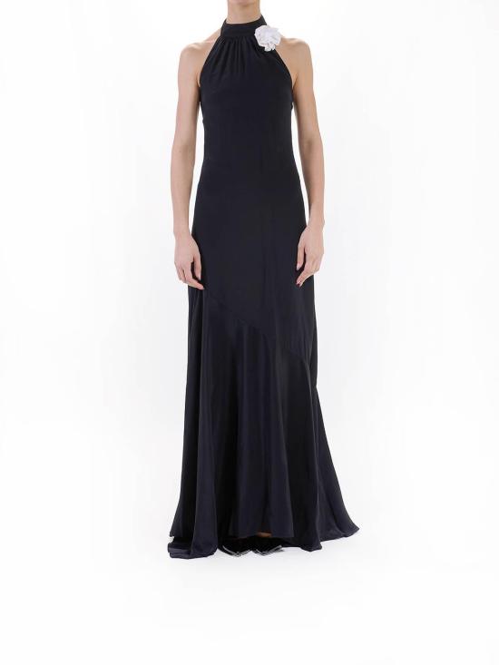 26SS 칼라거펠트 롱 원피스 A2W13016999 Black - KARL LAGERFELD