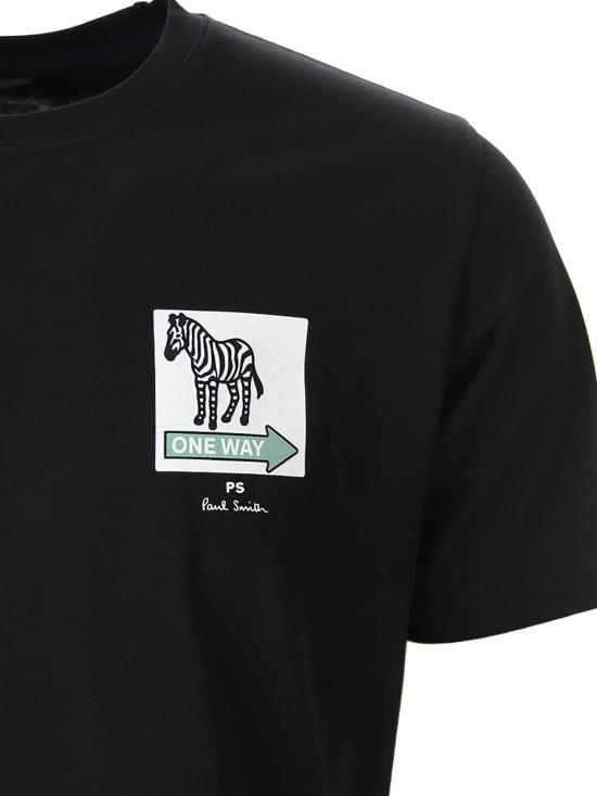  PS 바이 폴스미스 반팔 티셔츠 M2R011RMP443979 Black - PS BY PAUL SMITH