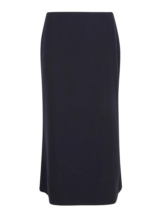 25FW 빅토리아 베컴 미디 스커트 1325WSK006591C550 Dark Blue