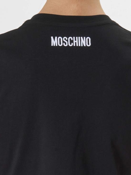  모스키노 반팔 티셔츠 71405413555 Black - MOSCHINO