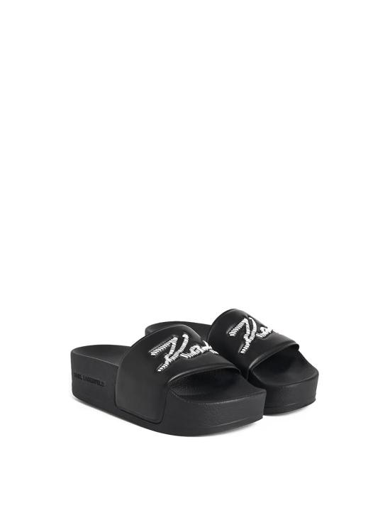 25SS 칼라거펠트 샌들 KL80872V00 Black - KARL LAGERFELD