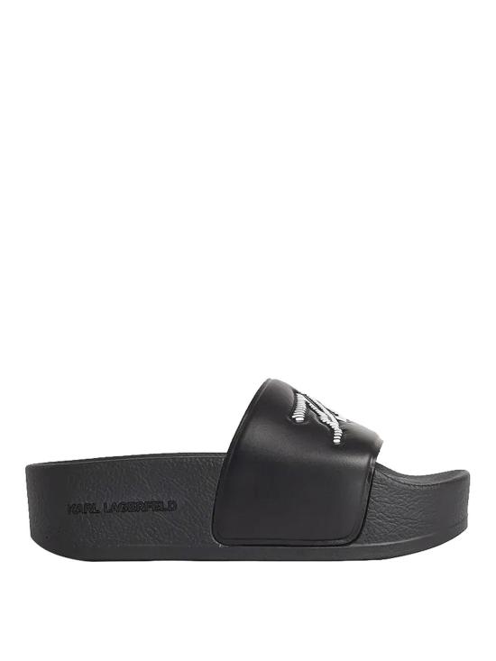 25SS 칼라거펠트 샌들 KL80872V00 Black