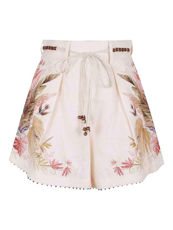 25FW 짐머만 숏팬츠 4557ASS253CRMPLMFLO White