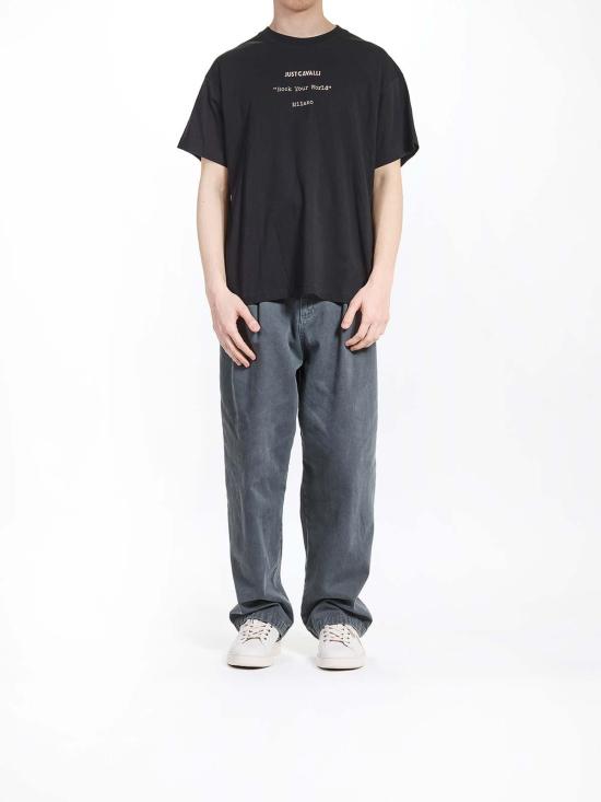 25SS 저스트까발리 반팔 티셔츠 78OAHC02CJ600899 Black - JUST CAVALLI