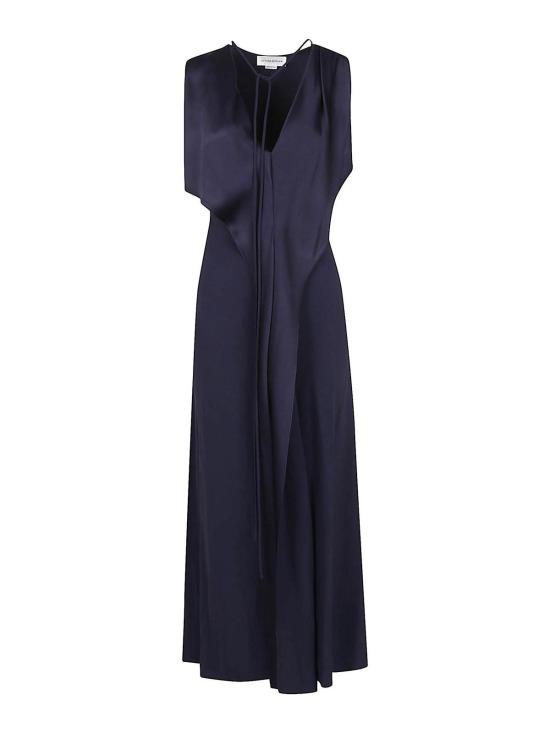 25FW 빅토리아 베컴 미디 스커트 1325WDR006664A3256 Blue