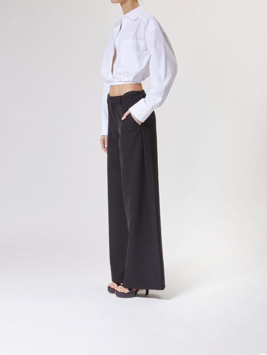  모스키노 스트레이트 팬츠 251K1033932250555 Black - MOSCHINO