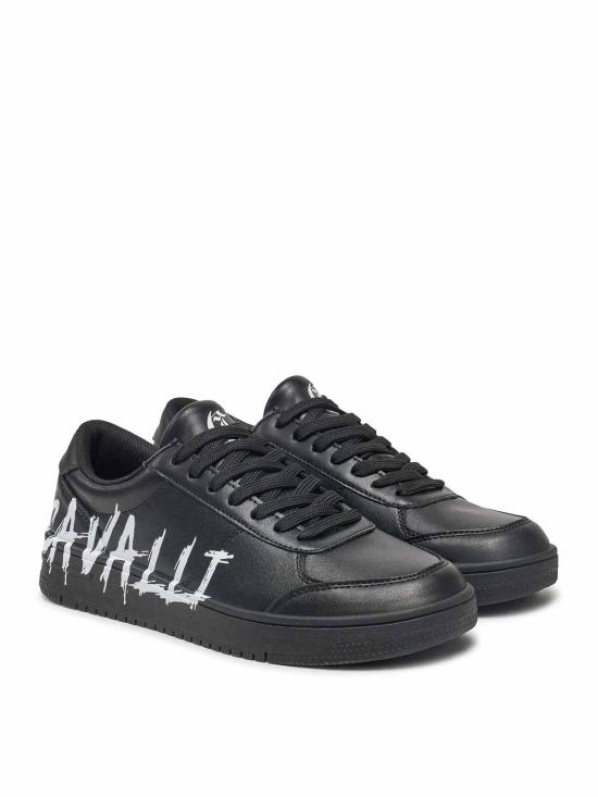 25SS 저스트까발리 스니커즈 78QA3SM5ZP397899 Black - JUST CAVALLI