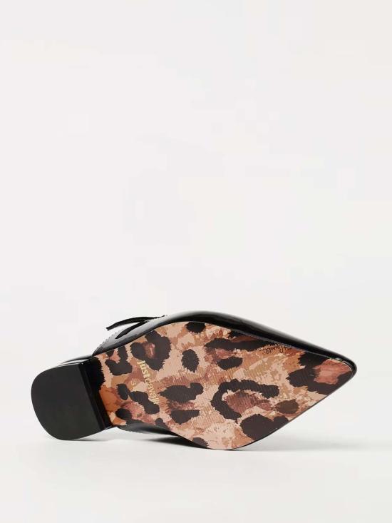 25SS 저스트까발리 뮬/슬리퍼 78RA3S71ZSA38899 Black - JUST CAVALLI