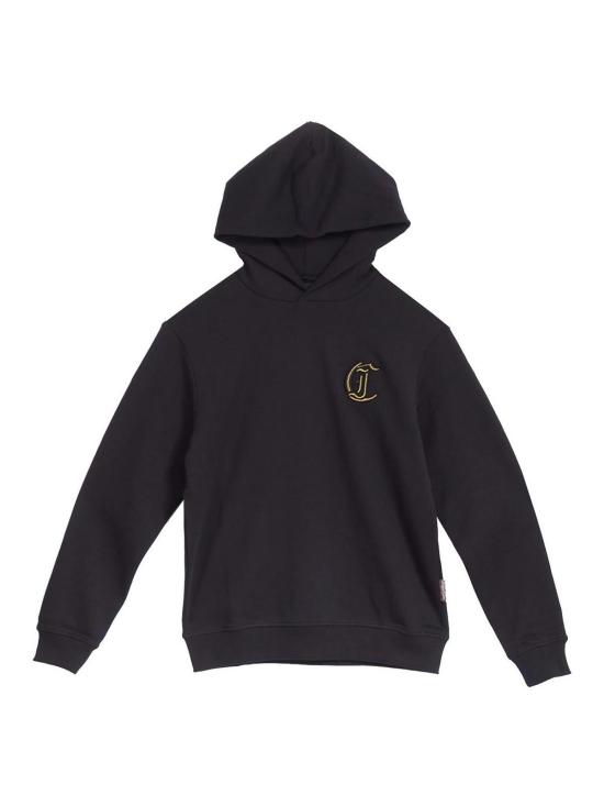  저스트까발리 후드 티셔츠 78OAIT13CF500899 Black