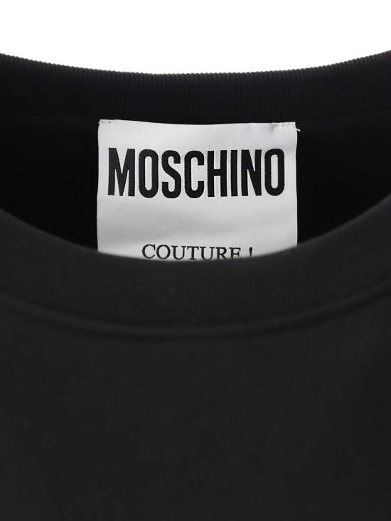 24FW 모스키노 긴팔 티셔츠 172102281555 Black - MOSCHINO