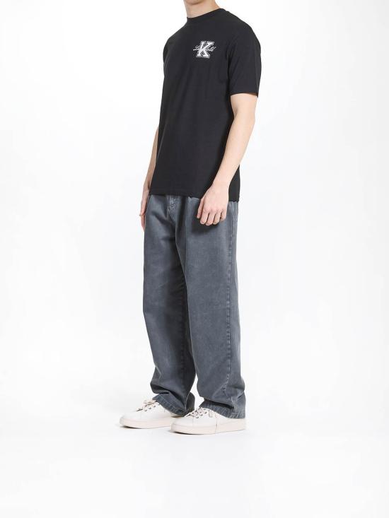 25SS 칼라거펠트 반팔 티셔츠 KM755148552221990 Black - KARL LAGERFELD