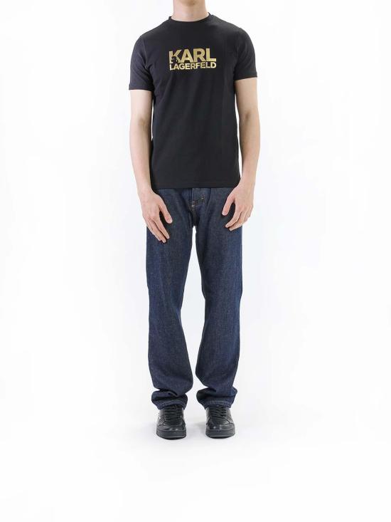  칼라거펠트 반팔 티셔츠 KM755087552235160 Black - KARL LAGERFELD