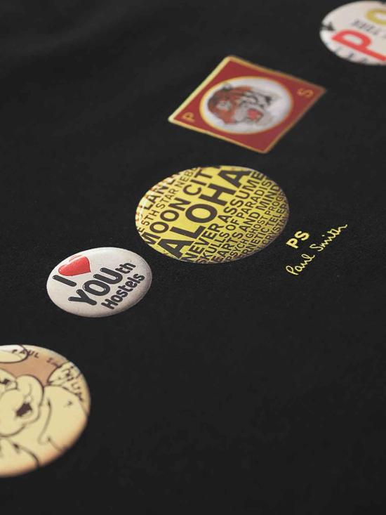 24FW PS 바이 폴스미스 반팔 티셔츠 M2R011RMP454579 Black - PS BY PAUL SMITH