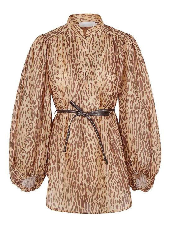  짐머만 블라우스 3203TSS255TNLP Brown