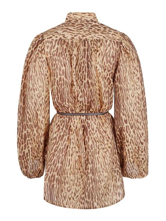  짐머만 블라우스 3203TSS255TNLP Brown - ZIMMERMANN