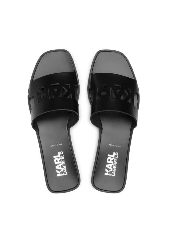 25SS 칼라거펠트 뮬/슬리퍼 KL8040500X Black - KARL LAGERFELD