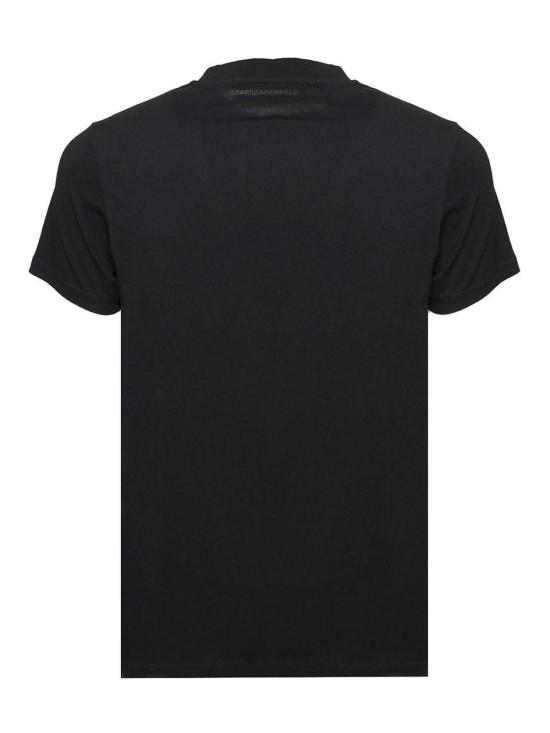  칼라거펠트 반팔 티셔츠 755057532224990 Black - KARL LAGERFELD