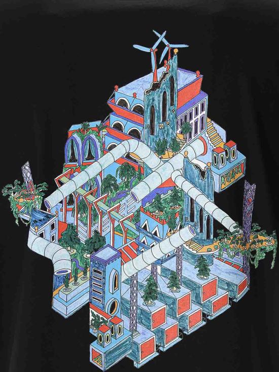 24FW PS 바이 폴스미스 반팔 티셔츠 M2R220XMP435679 Black - PS BY PAUL SMITH