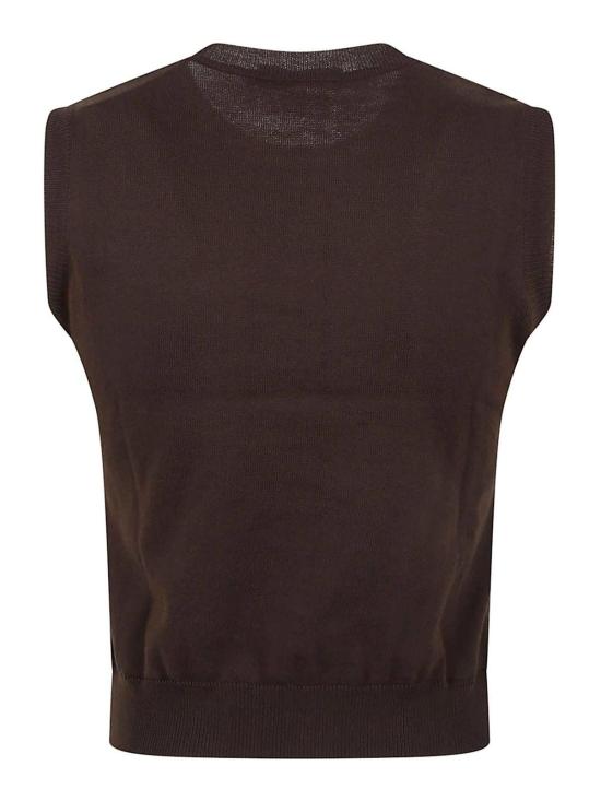 25SS 샬롯 민소매 티셔츠 778800MORO Dark Brown - CHARLOTT