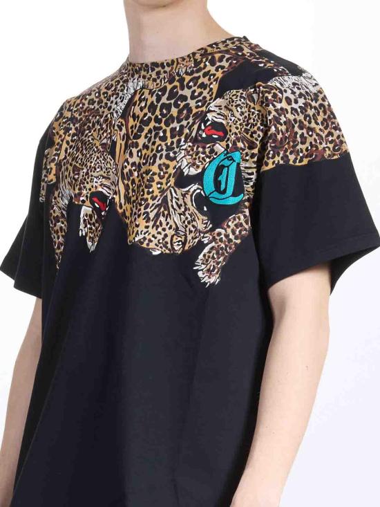 25SS 저스트까발리 반팔 티셔츠 78OAHA10CJ718899 Black - JUST CAVALLI
