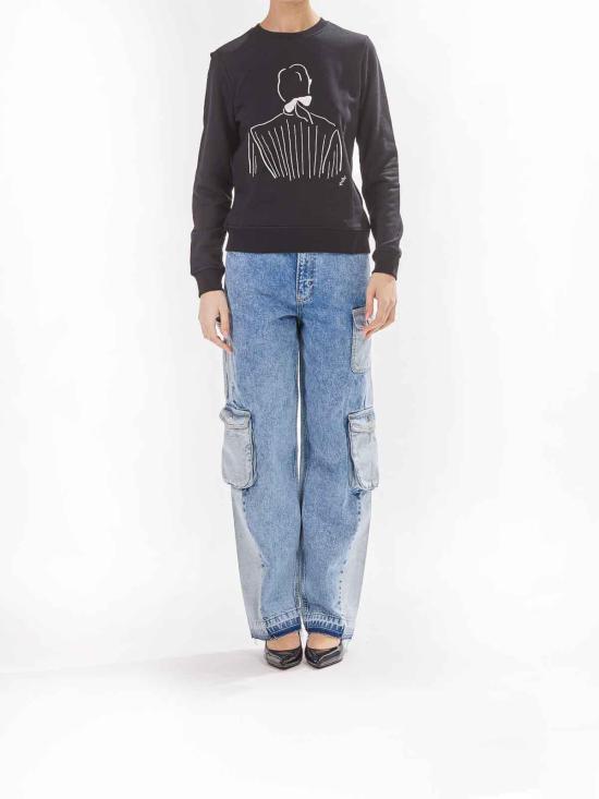 25SS 칼라거펠트 스웨터 A2W20056999 Black - KARL LAGERFELD