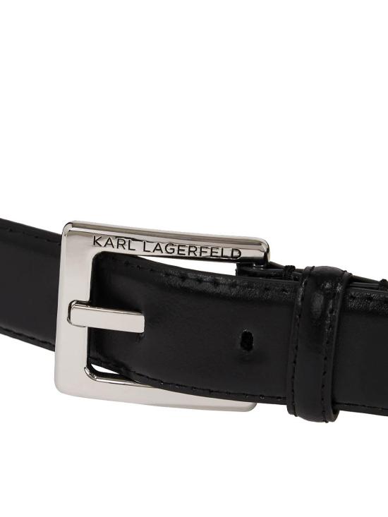 26SS 칼라거펠트 레귤러 벨트 A1W33147999 Black - KARL LAGERFELD